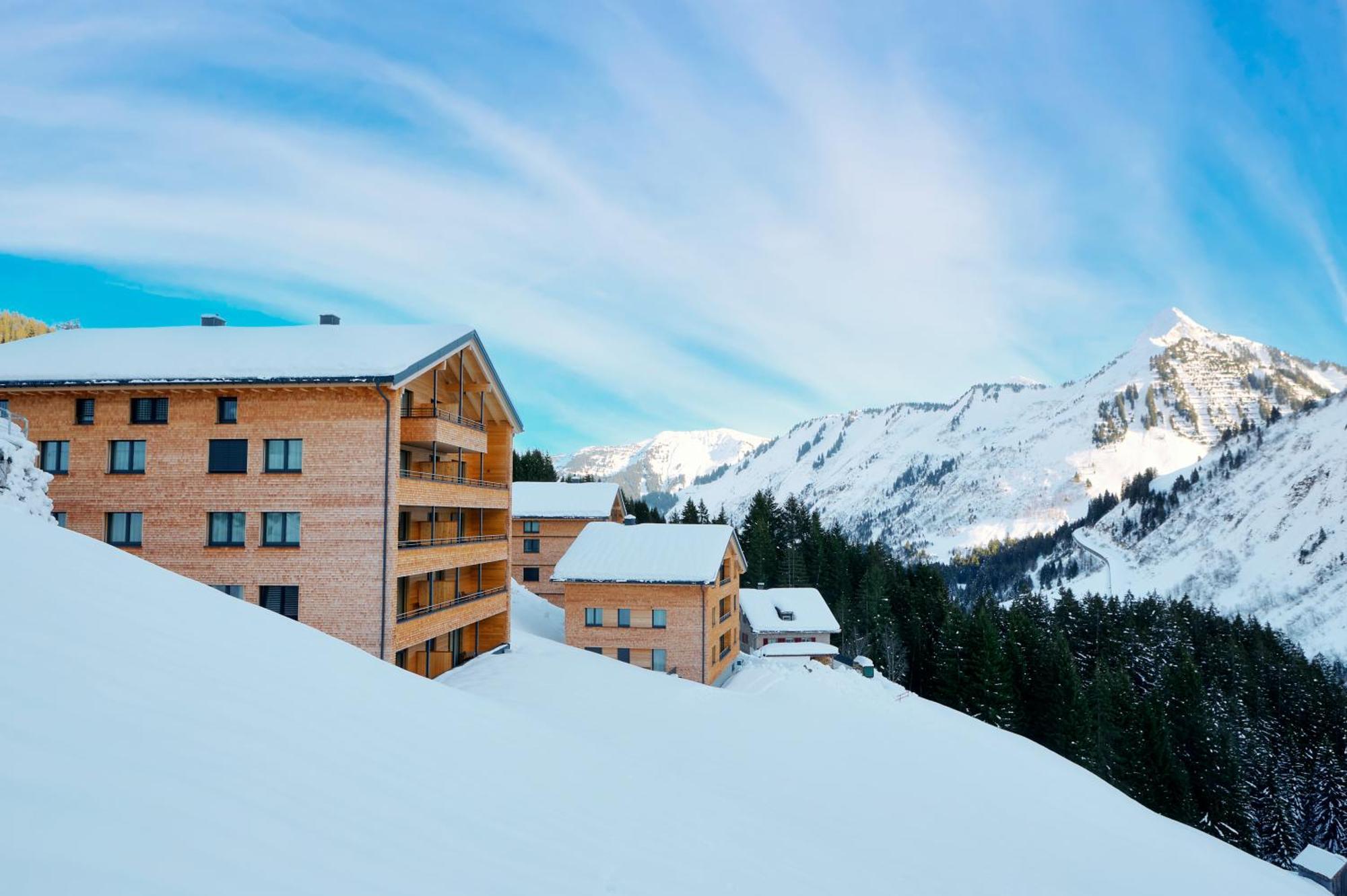 Alpenstolz Damuels Haus 3 - Stilvoll Urlauben In Den Bergen Apartamento Exterior foto